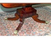 Antique mahogany dropleaf table - Regencia