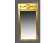Antique French Tall Mirror - 19th Century - RESERVED