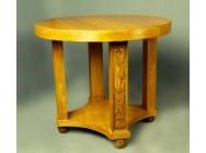 Art Deco Oak Round Table - SPECIAL OFFER