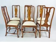 Queen Anne Dining Chairs - set of 8 - SOLD