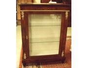 Victorian Display Case with Marquetry 