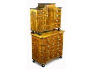 Petite South German Cabinet on Chest 1760 - SOLD