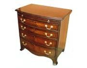 Antique Bachelor&#39;s Small Chest of Drawers