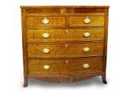 Georgian Chest of Drawers Inlaid - SOLD
